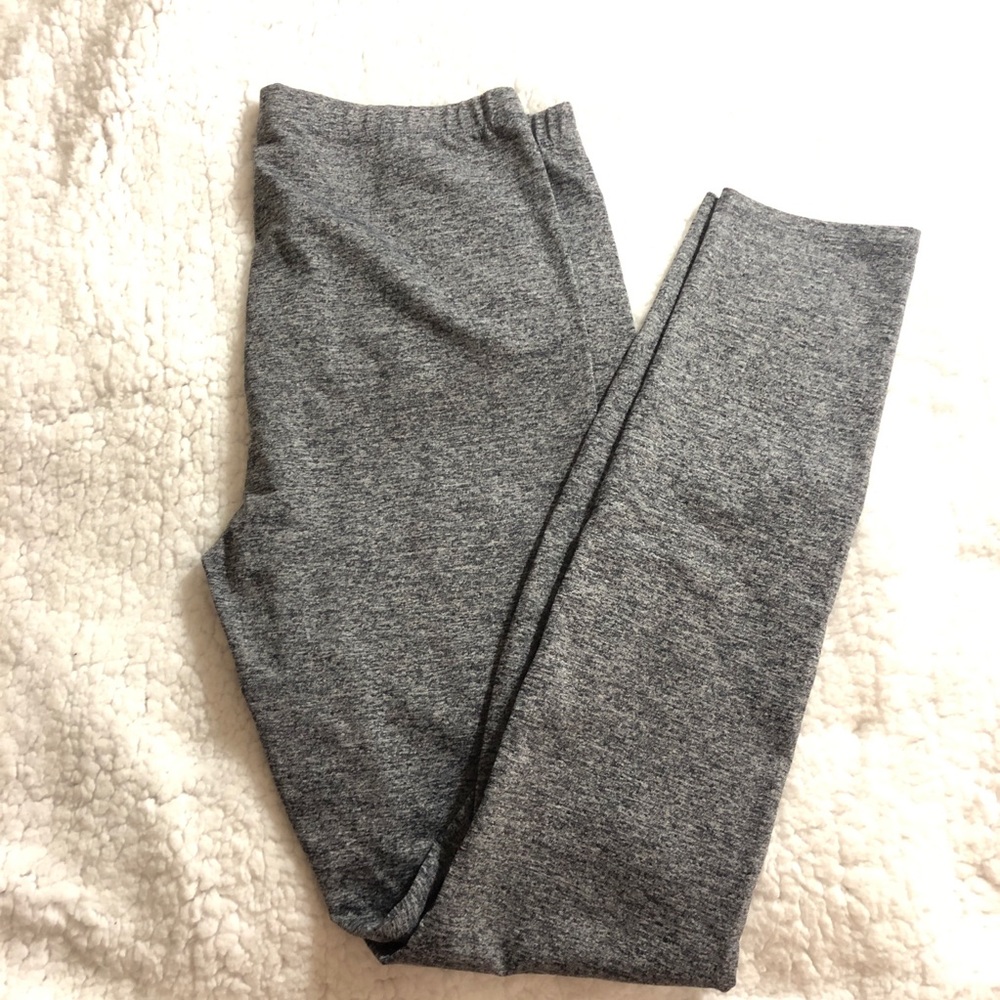 Marled effect leggings